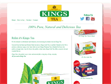 Tablet Screenshot of kingstea.co.uk